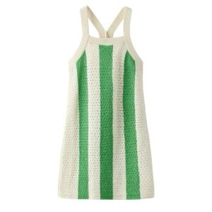Zara girls size 11-12 striped knit dress